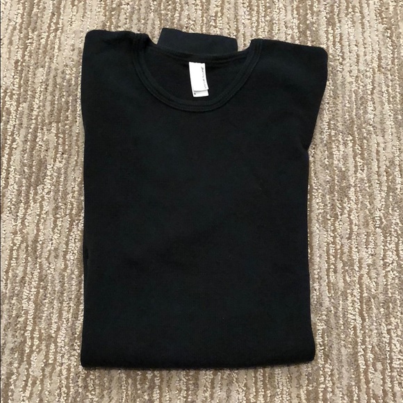American Apparel Tops - AMERICAN APPAREL💥black thermal long sleeve SIZE S